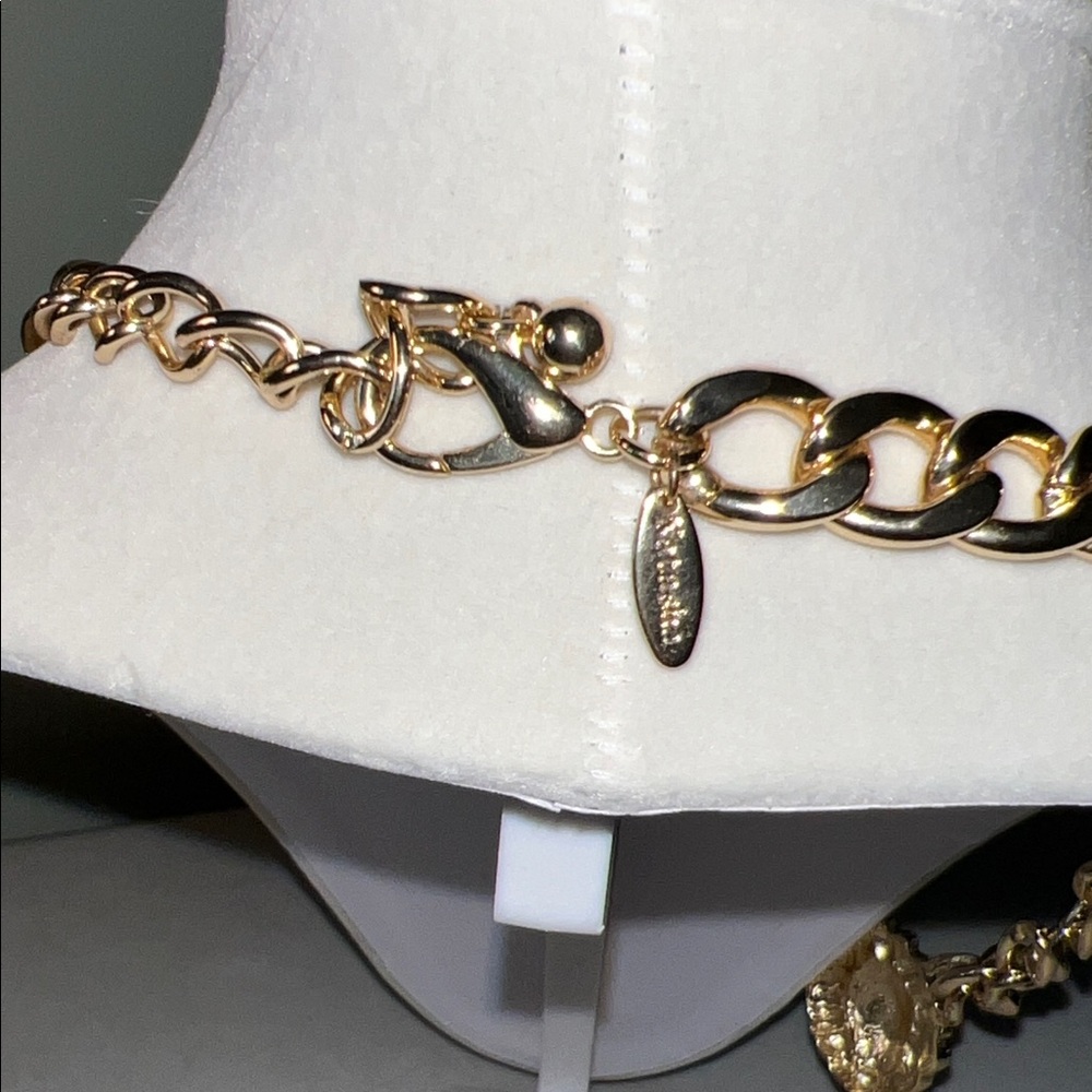 Natasha Couture Gold Lion Charm Necklace - Picture 5 of 5
